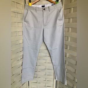 J.Crew Men's Stone Athletic Slim Chino Pant Size 33W 30L